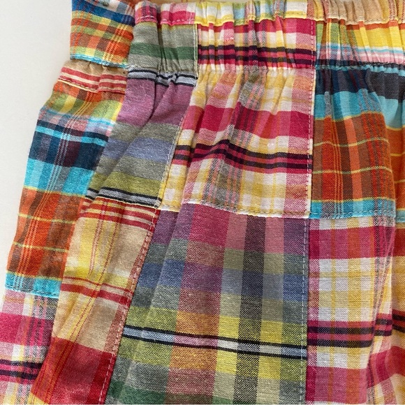 Kelly’s Kids Girls 7 to 8 Plaid Shorts Elastic Back Waist EUC Summer - Picture 5 of 8